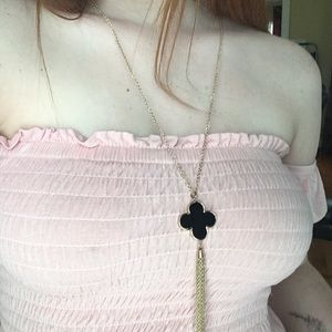 Versona Pendant Tassle Necklace